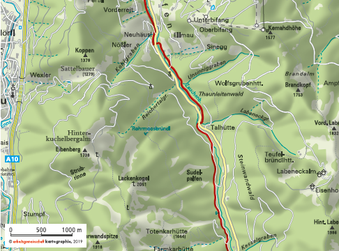 Zauchbachweg nach Zauchensee