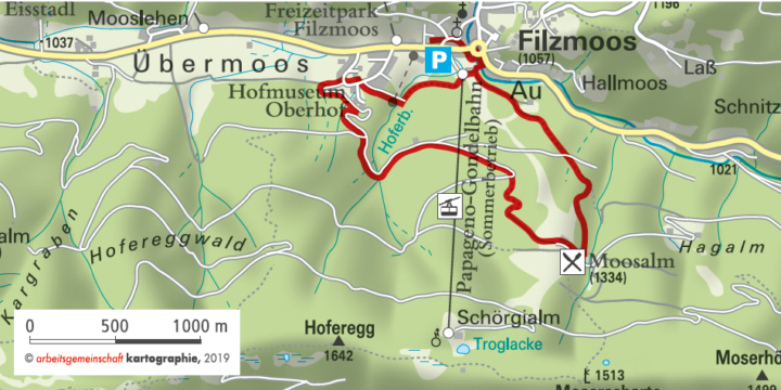 Moosalm Kinderwanderweg in Filzmoos