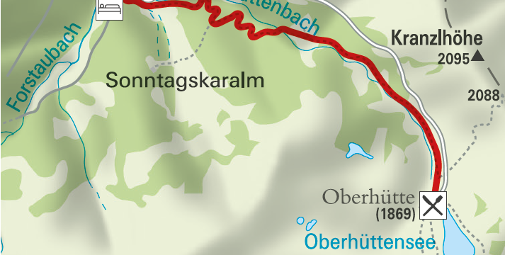Wanderung zur Oberhütte in Forstau