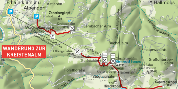 Wanderung zur Kreistenalm in St. Johann - Alpendorf